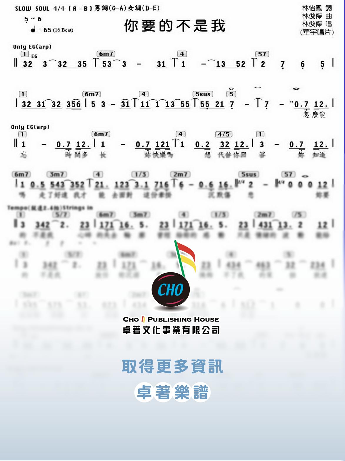 你要的不是我